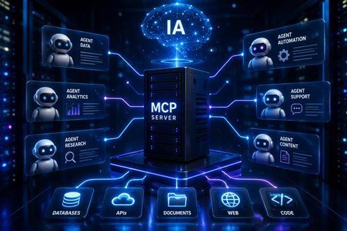 Serveur MCP et agents IA connectés aux outils métier d'une entreprise